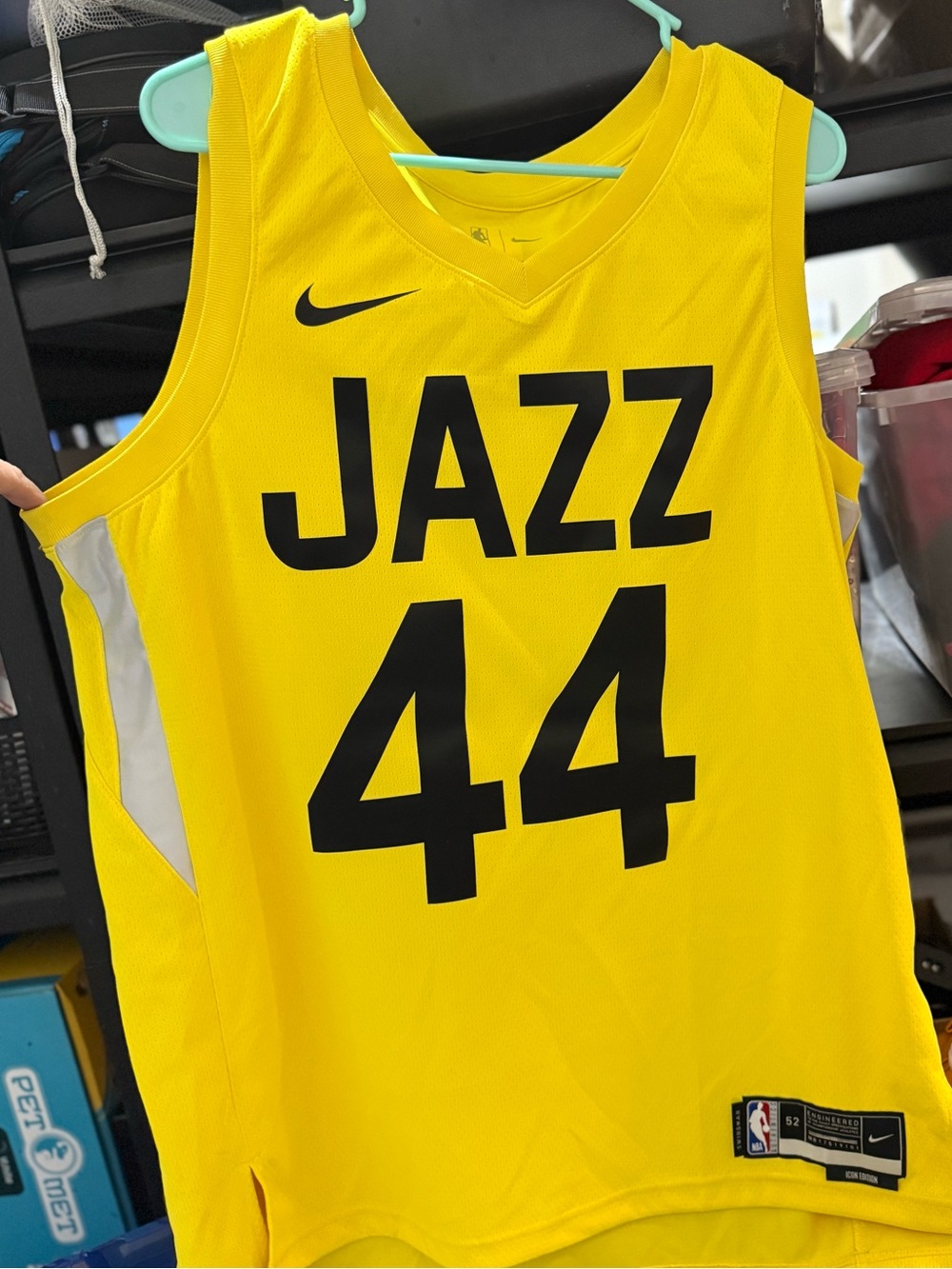 NBA Yellow Utah Jazz #44 Bogdanović Basketball Jersey